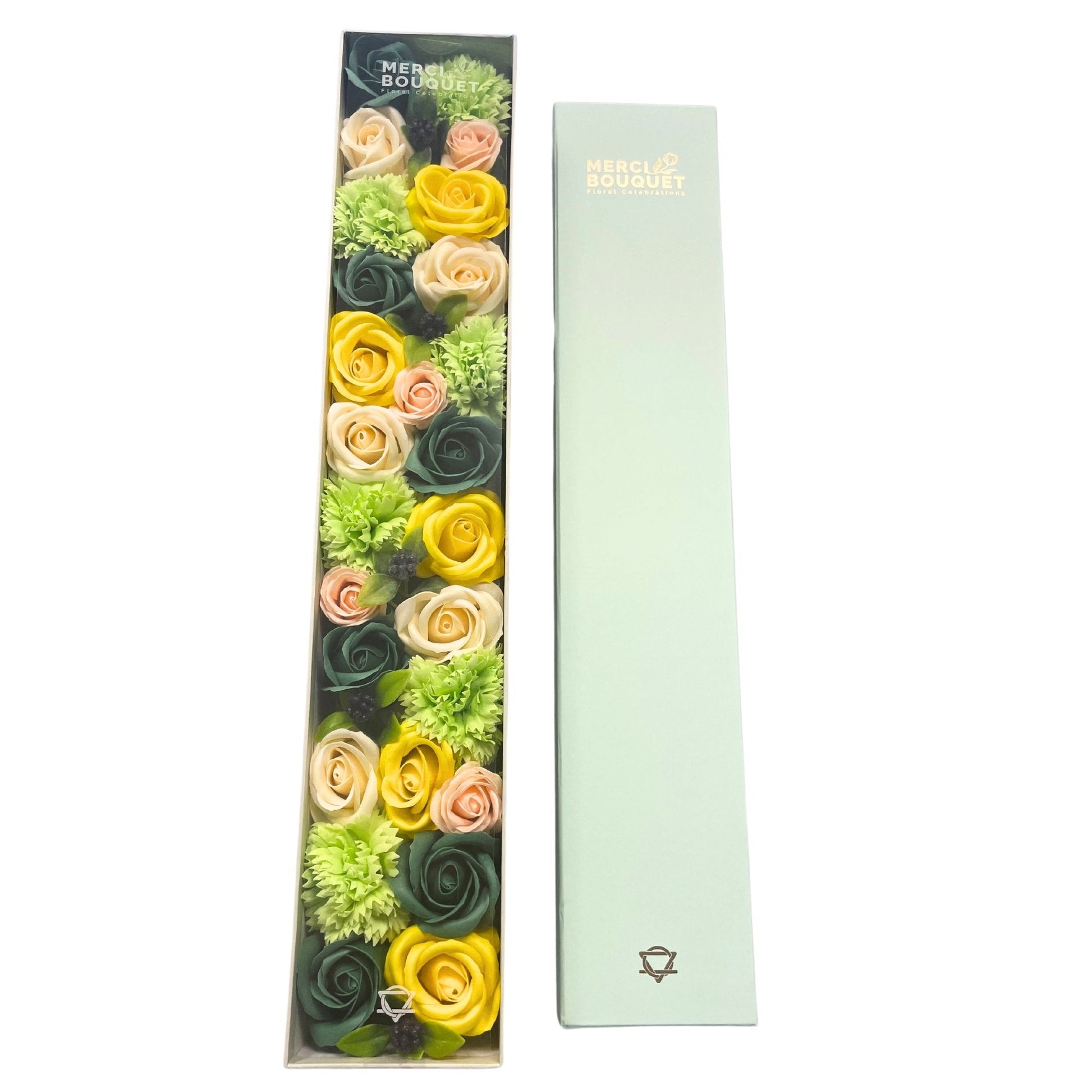 Spring Celebrations Extra Long Box in Yellow & Green | #product_category# - OneRoofGifts