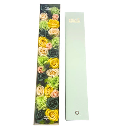 Spring Celebrations Extra Long Box in Yellow & Green | #product_category# - OneRoofGifts
