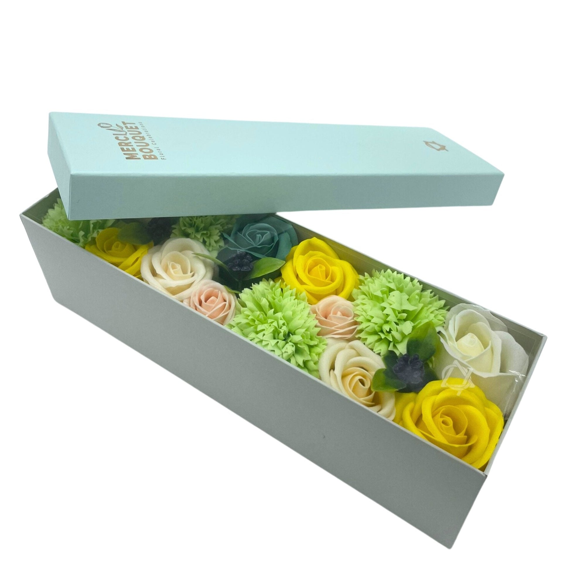 Spring Celebrations Long Box in Yellow & Green | #product_category# - OneRoofGifts