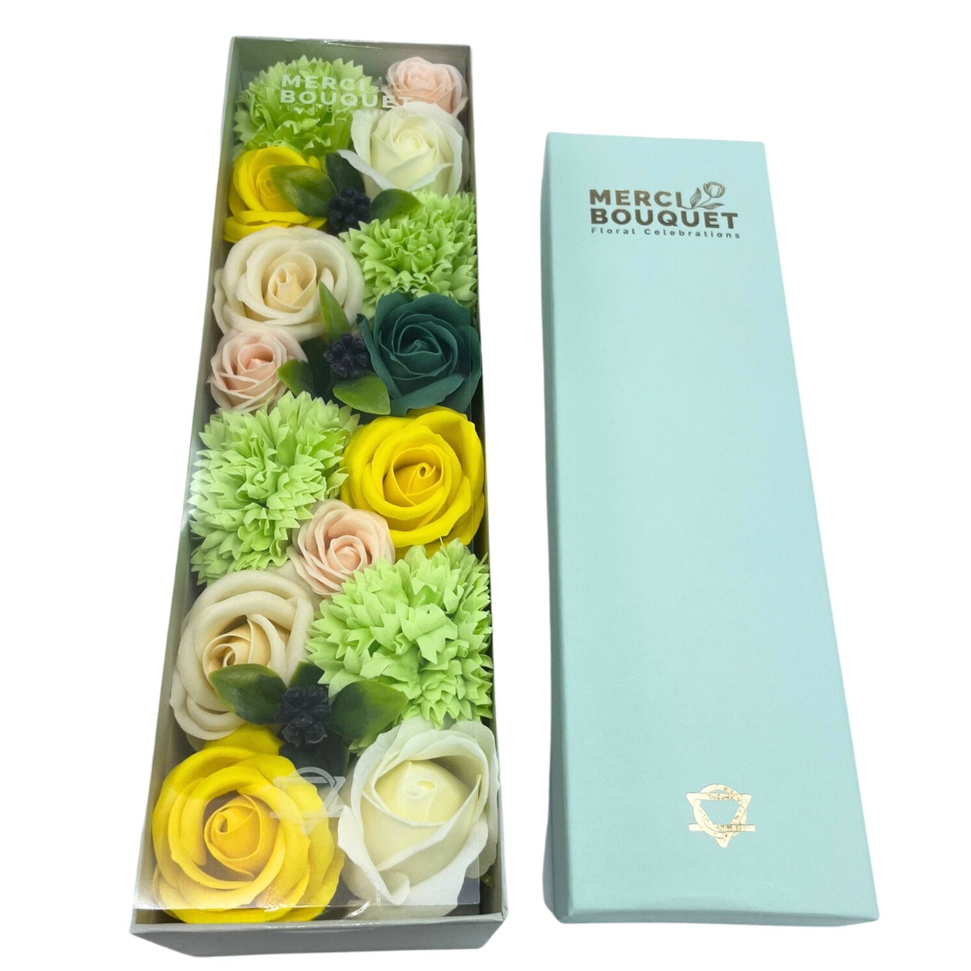 Spring Celebrations Long Box in Yellow & Green | #product_category# - OneRoofGifts