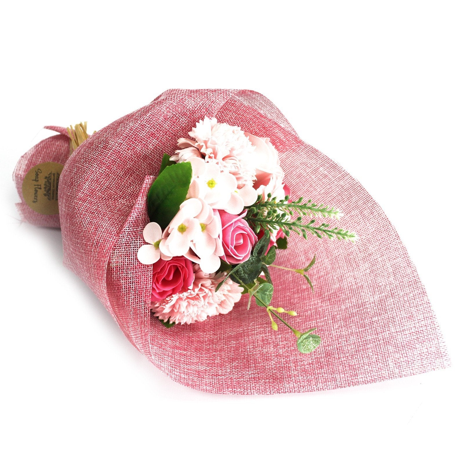 Standing Pink Soap Flower Bouquet | #product_category# - OneRoofGifts