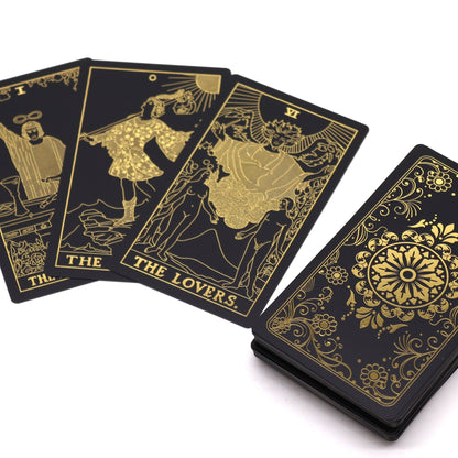 Tarot Card Set with Gold Foil and Guidebook - Gift Boxed | #product_category# - OneRoofGifts
