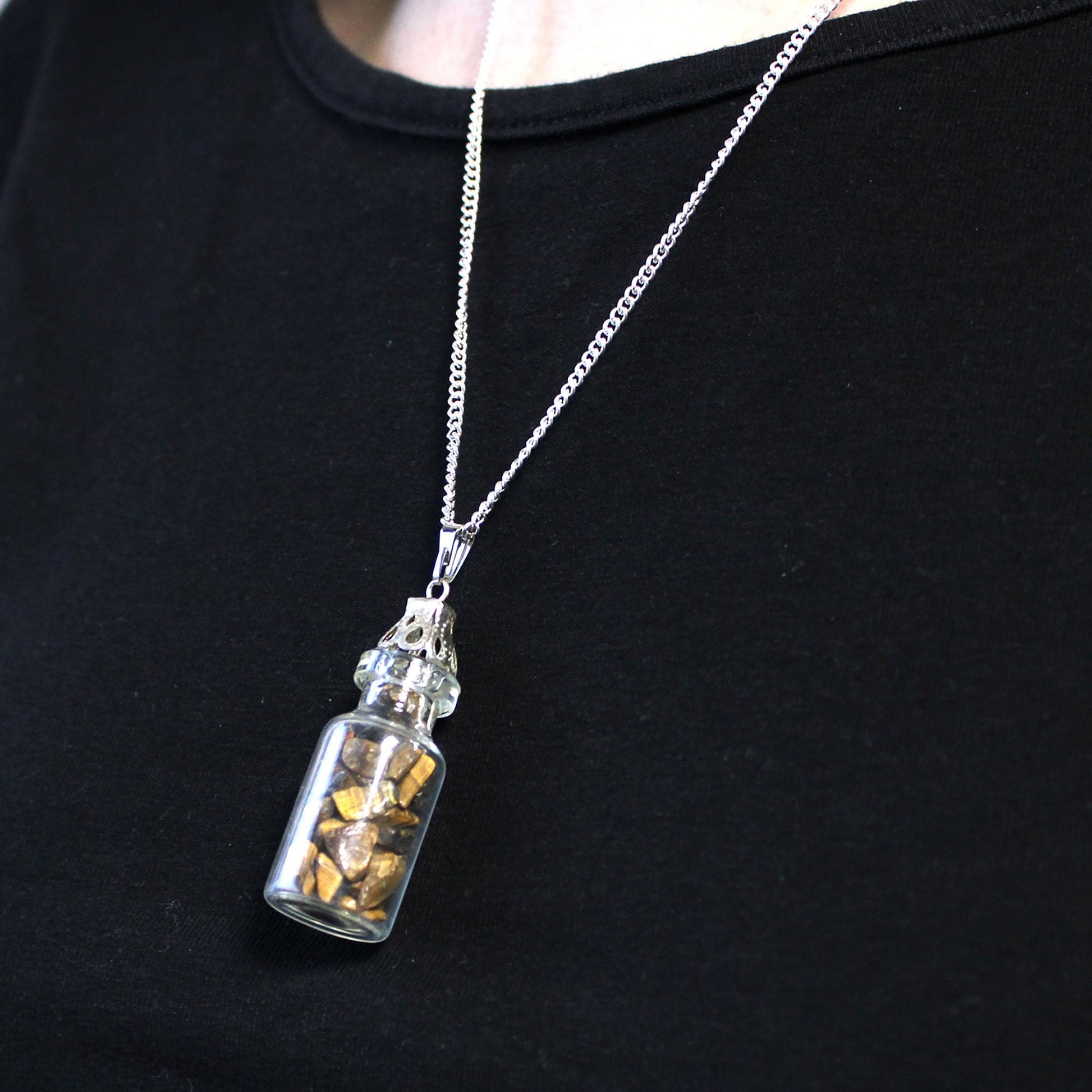 Tiger Eye Gemstone Necklace | #product_category# - OneRoofGifts