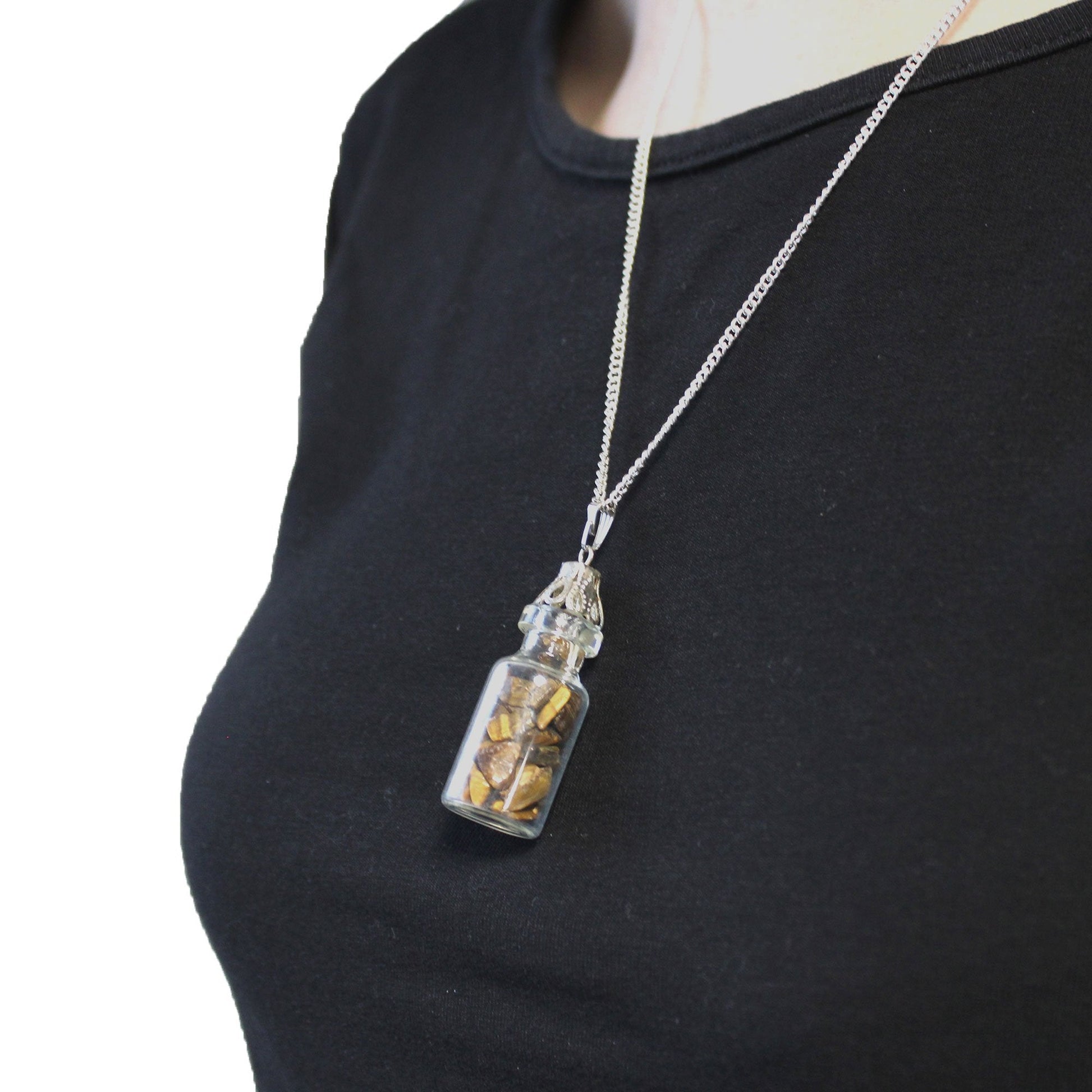 Tiger Eye Gemstone Necklace | #product_category# - OneRoofGifts