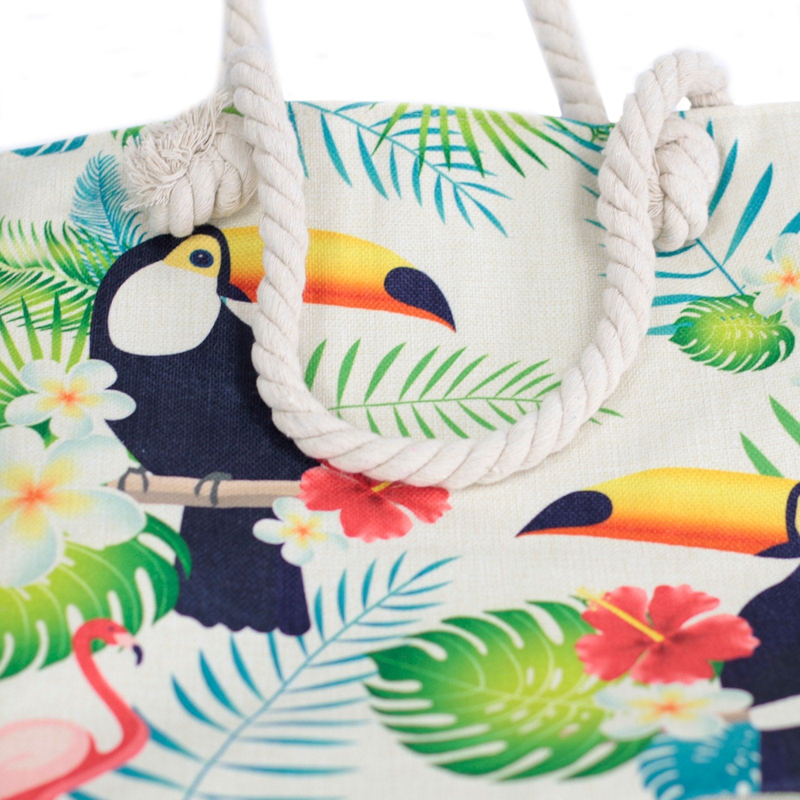 Toucan Rope Handle Tropical Bag | #product_category# - OneRoofGifts
