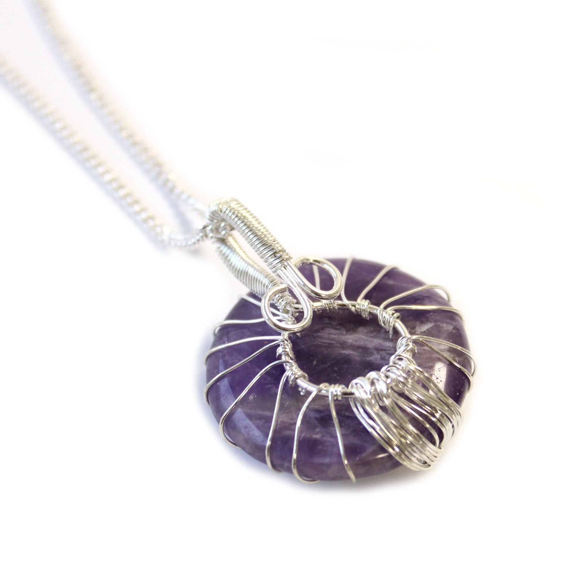 Tree of Life Amethyst Gemstone Necklace | #product_category# - OneRoofGifts