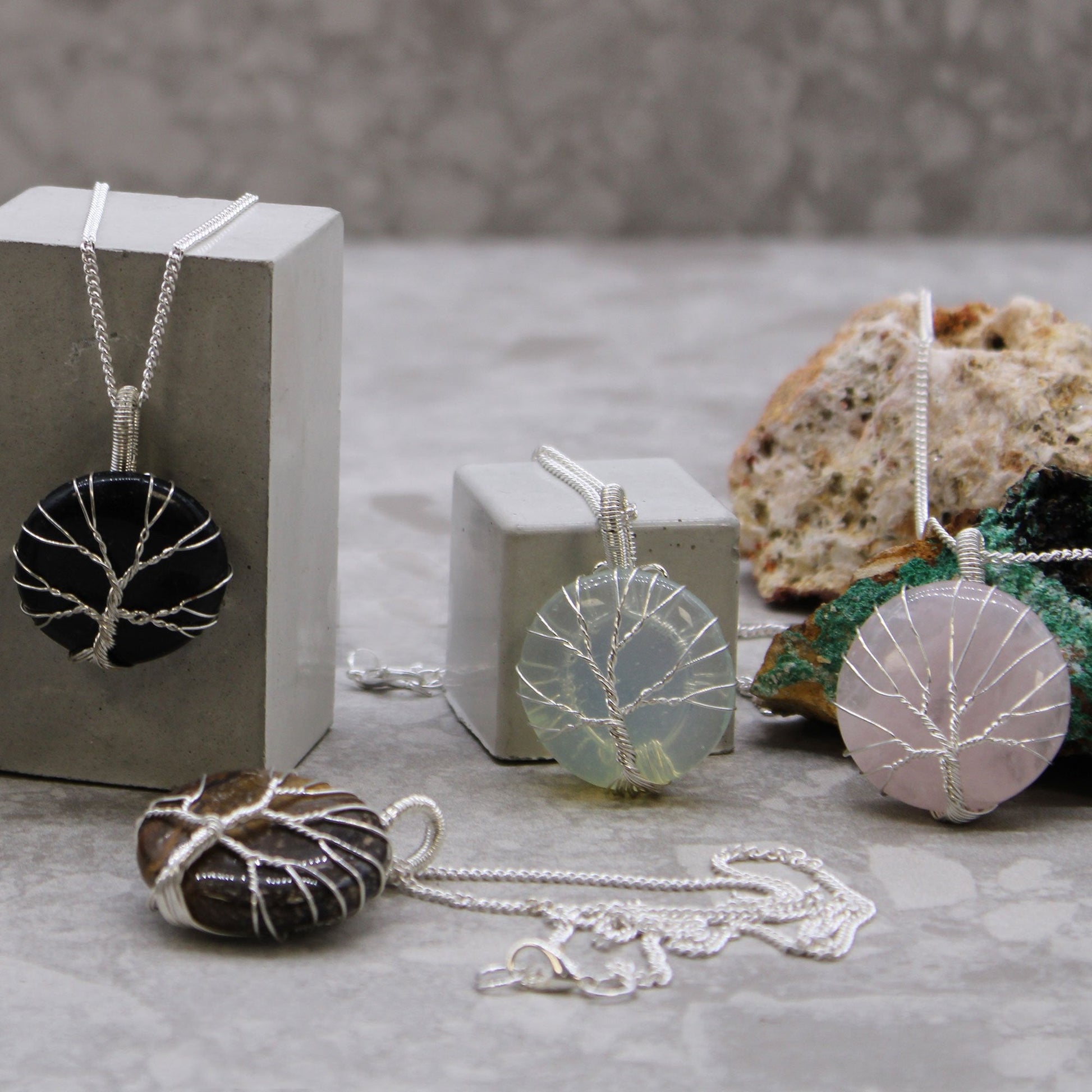 Tree of Life Amethyst Gemstone Necklace | #product_category# - OneRoofGifts