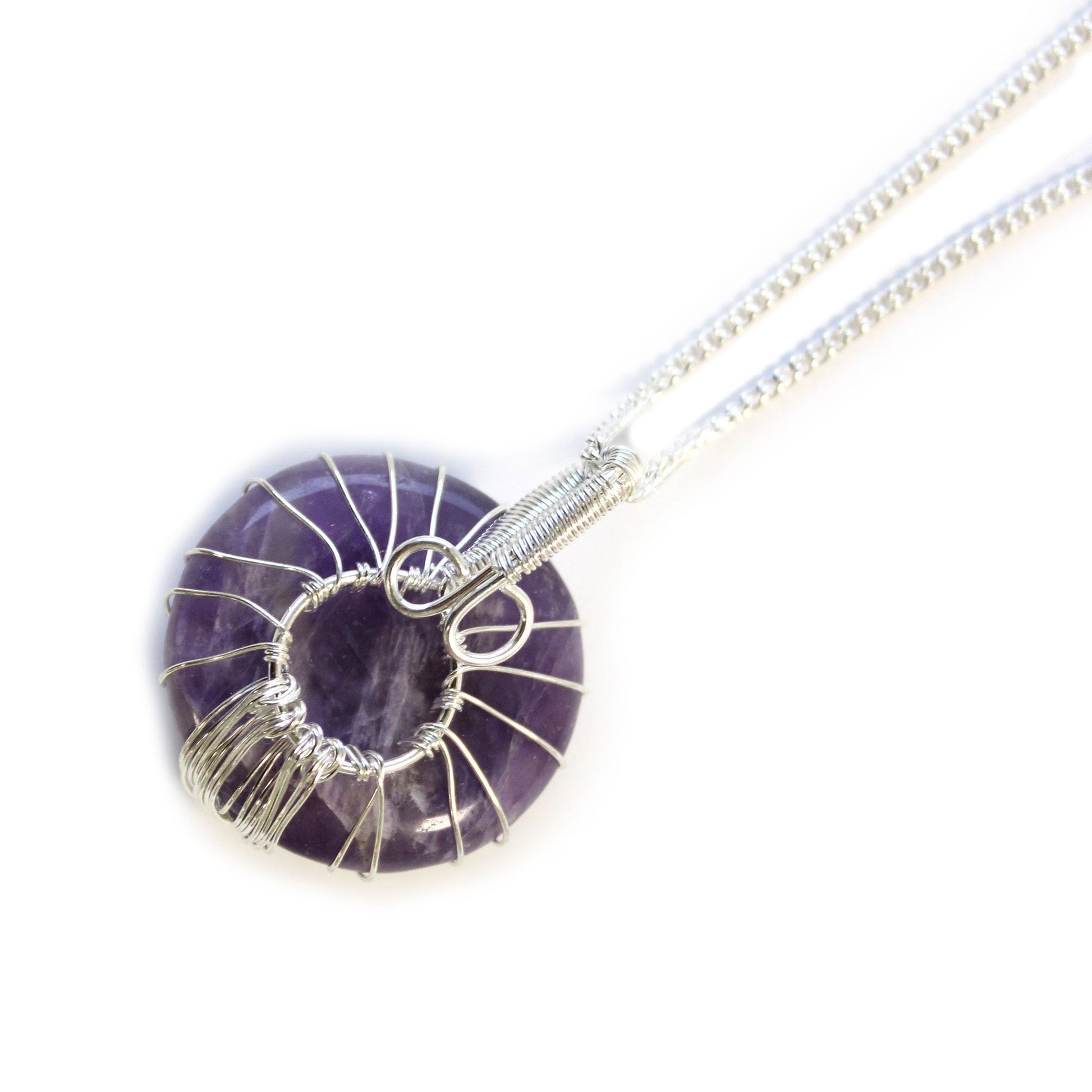 Tree of Life Amethyst Gemstone Necklace | #product_category# - OneRoofGifts