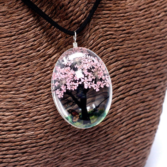 Tree of Life Pressed Flower Art Set - Pink | #product_category# - OneRoofGifts