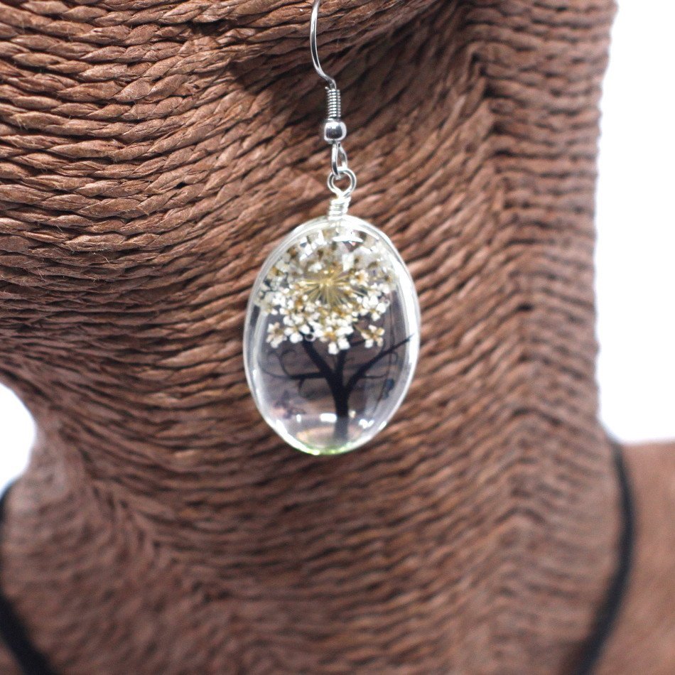 Tree of Life Pressed Flower Art Set - White | #product_category# - OneRoofGifts