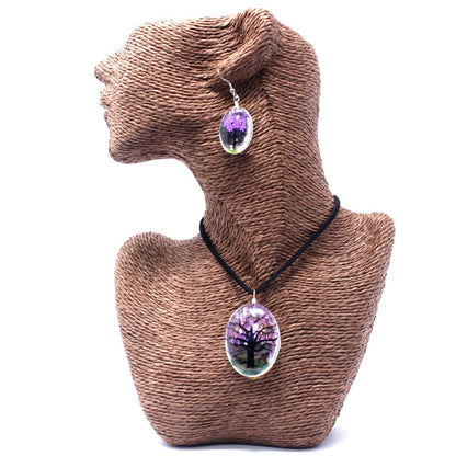 Tree of Life Pressed Flower Art Set with Lavender | #product_category# - OneRoofGifts