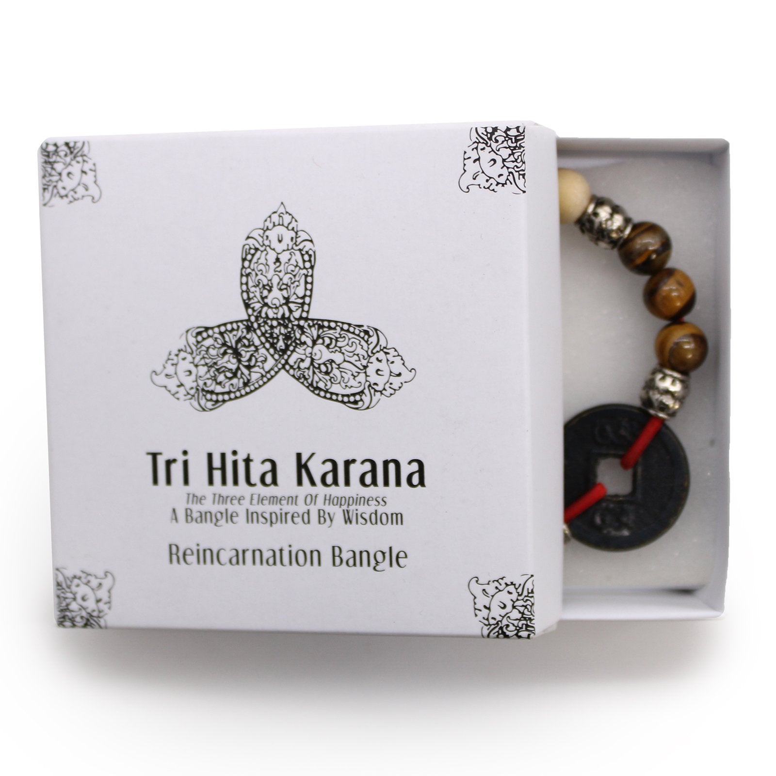 Tri Hita Karana Reincarnation Design Bangle | #product_category# - OneRoofGifts
