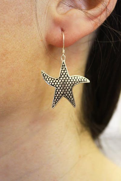 Turtle Earrings, Silver | #product_category# - OneRoofGifts