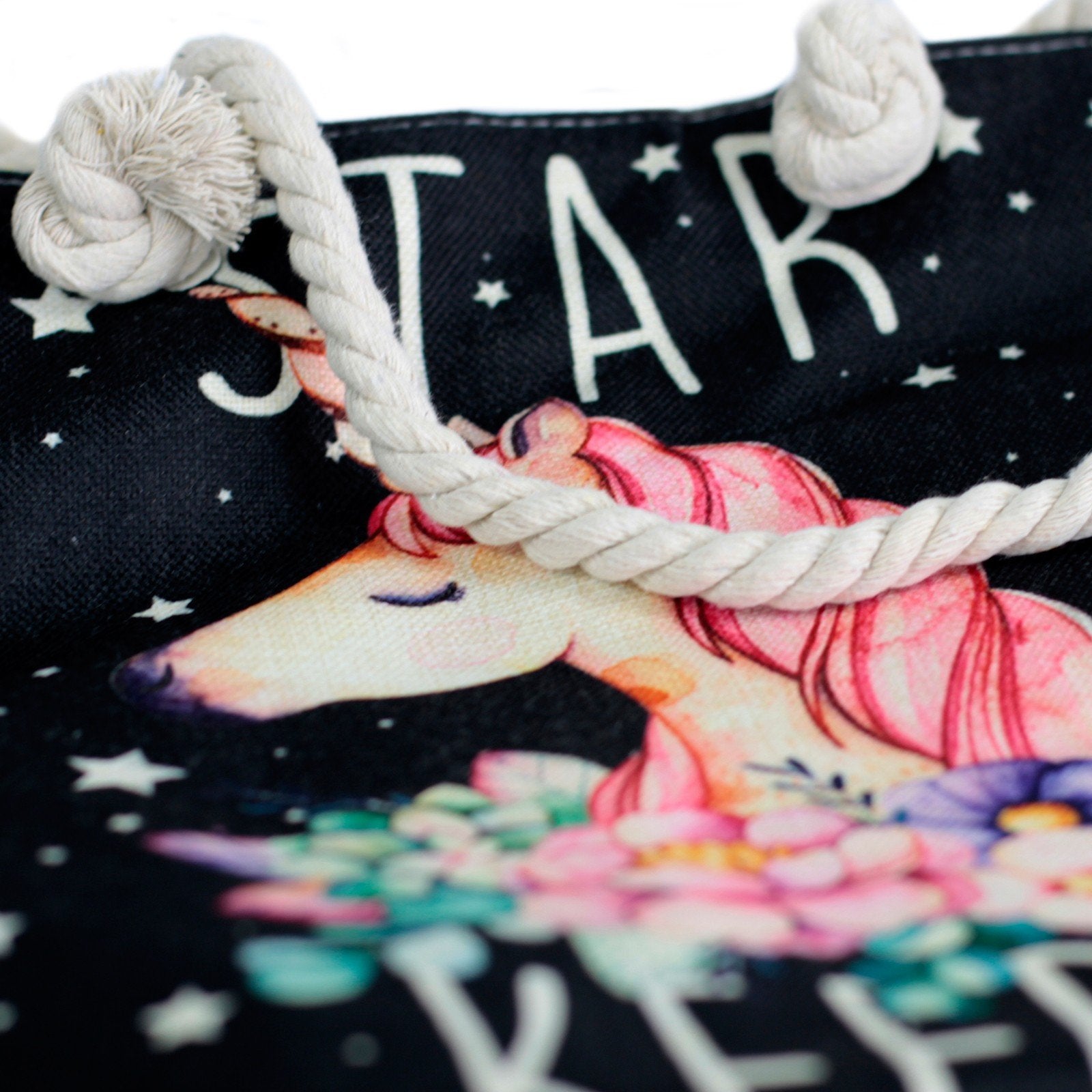 Unicorn Rope Handle Bag | #product_category# - OneRoofGifts