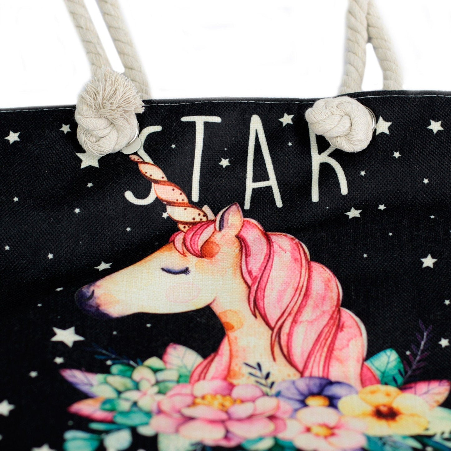 Unicorn Rope Handle Bag | #product_category# - OneRoofGifts