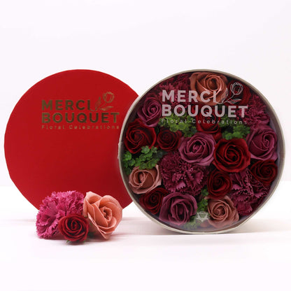 Vintage Roses Round Box | #product_category# - OneRoofGifts