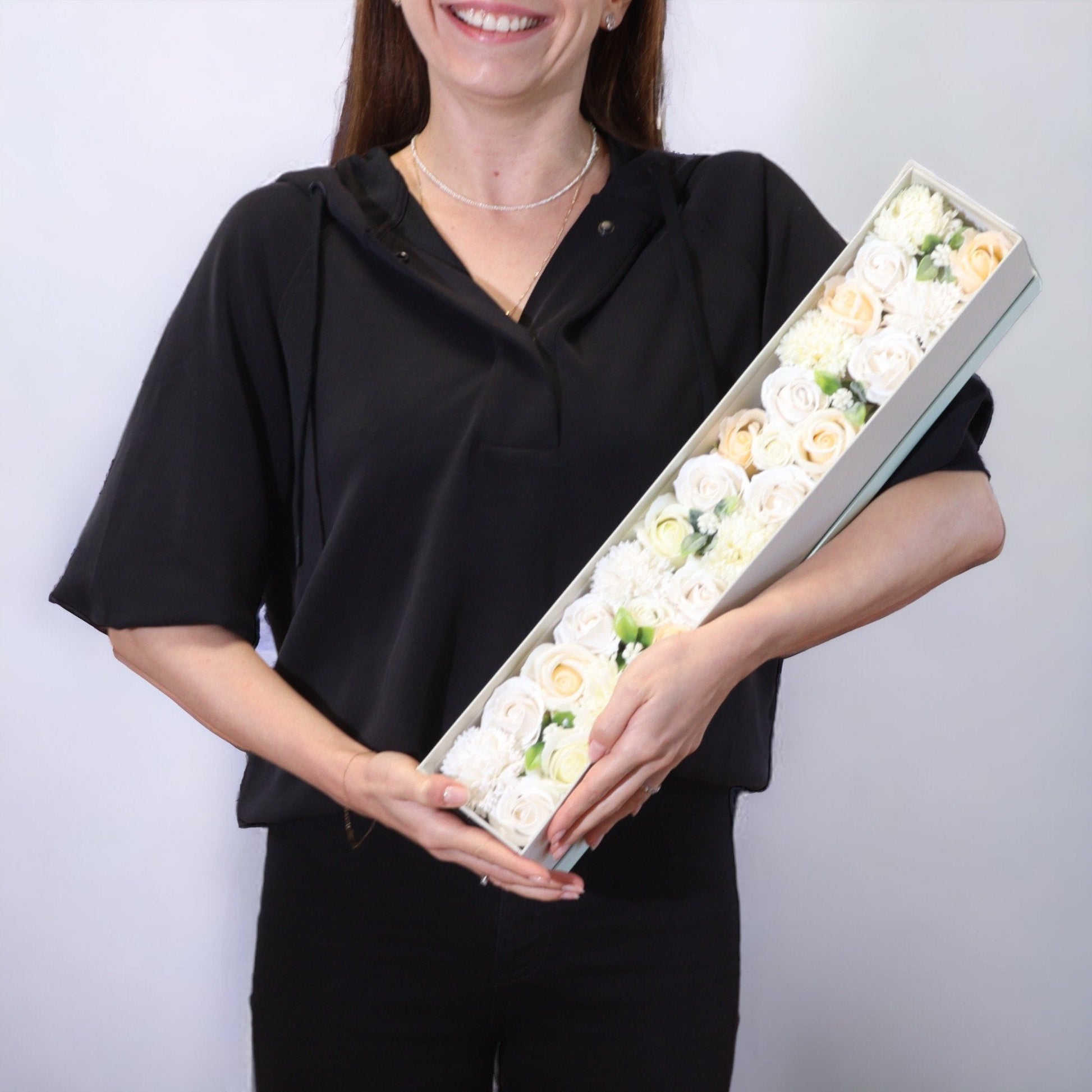 Wedding Blessings Extra Long Box - White & Ivory | #product_category# - OneRoofGifts