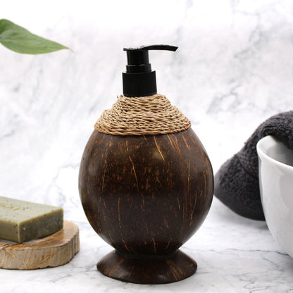 Wooden Coconut Soap Dispenser | #product_category# - OneRoofGifts